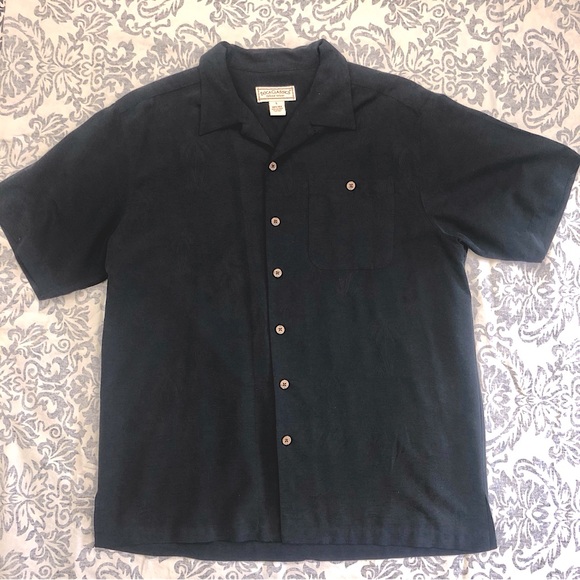 Mens Boca Classics Black Button Front Shirt - Picture 2 of 16